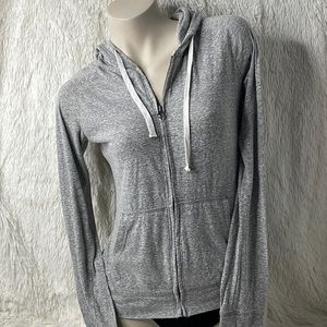 Aeropostale Drawstring Zip Up Hoodie